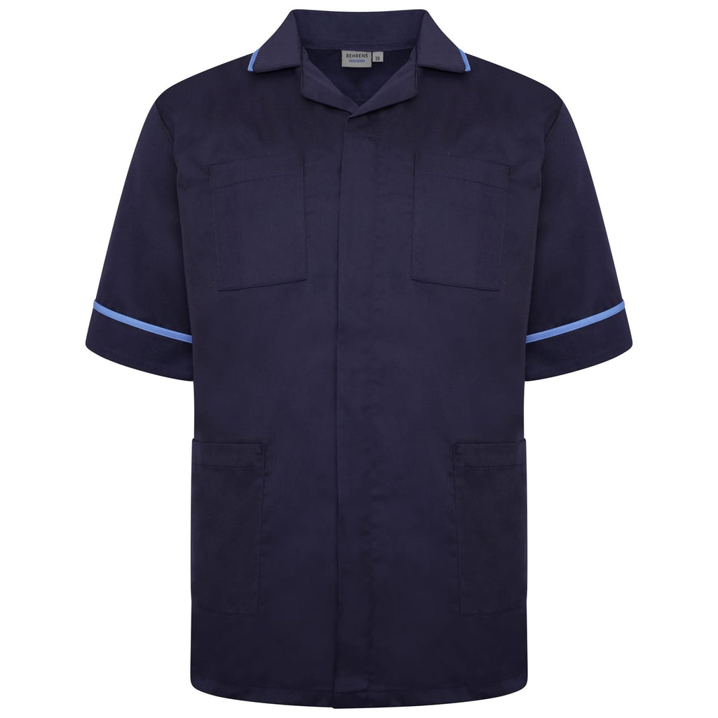 NCMT - Mens Classic Healthcare Tunic (Navys) - The Staff Uniform Company