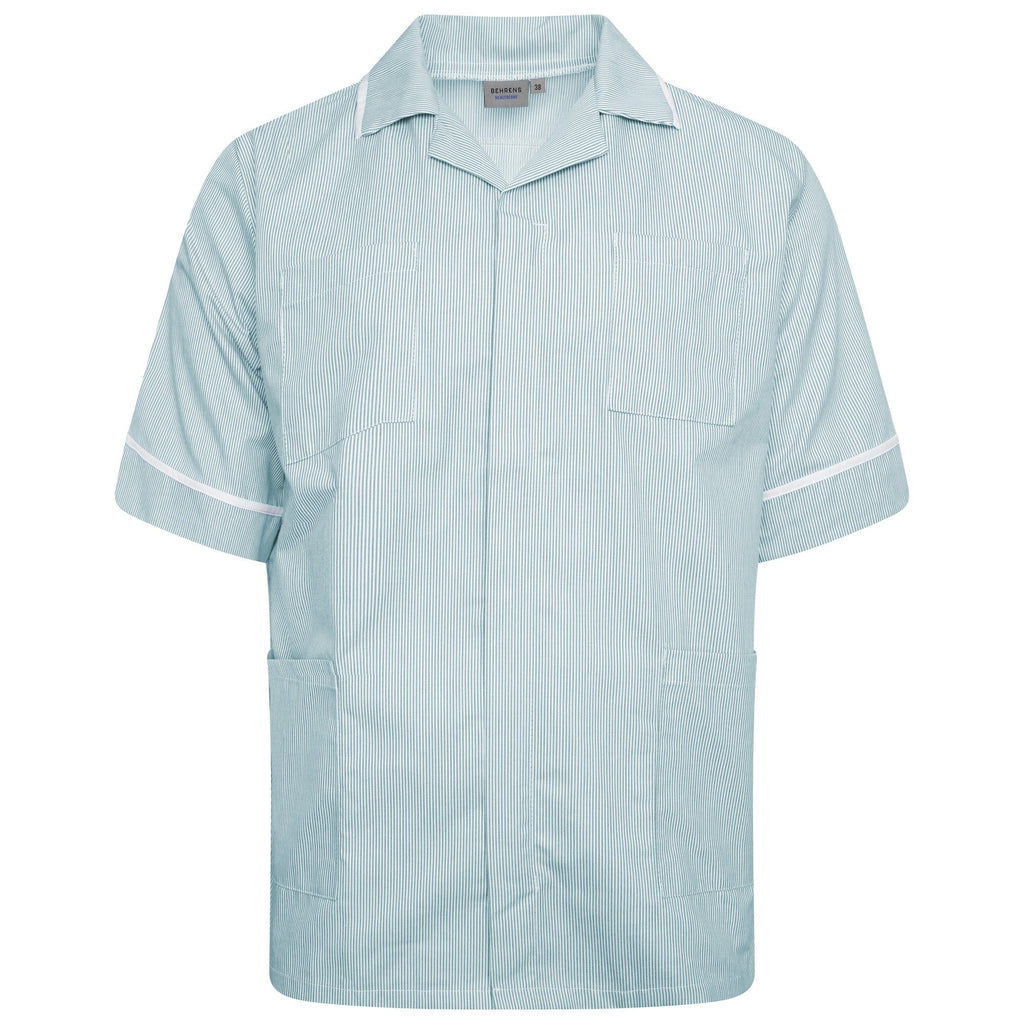 NCMT - Mens Classic Healthcare Tunic (Stripes) - The Staff Uniform Company