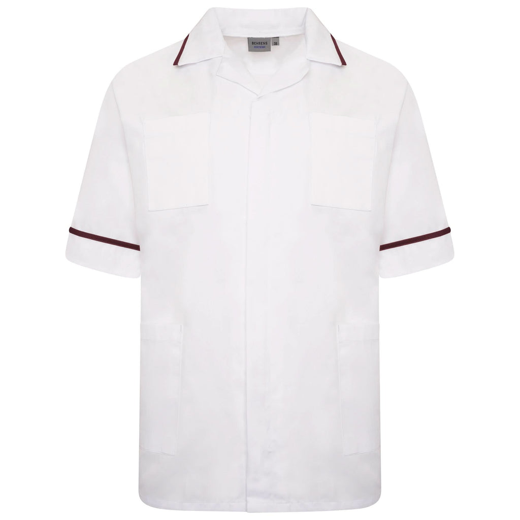 NCMT - Mens Classic Healthcare Tunic (Whites) - The Staff Uniform Company