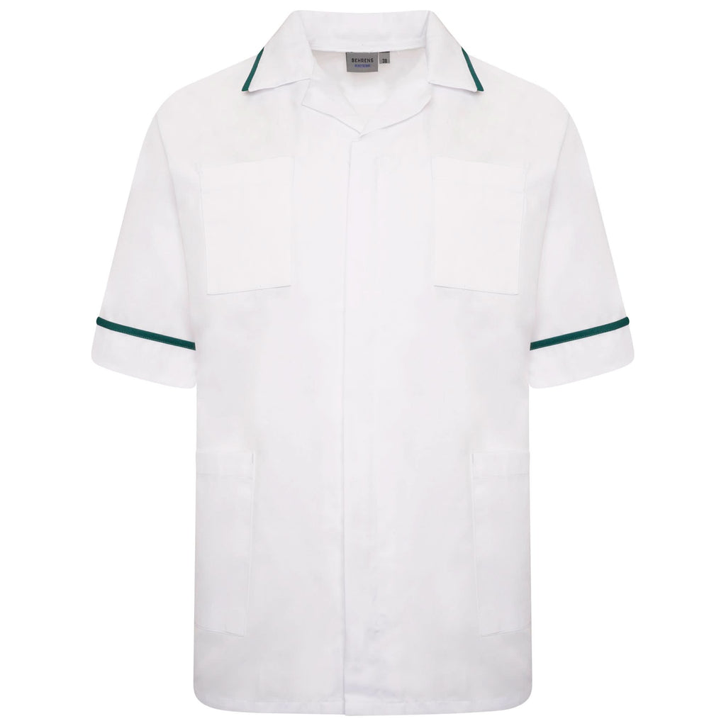 NCMT - Mens Classic Healthcare Tunic (Whites) - The Staff Uniform Company