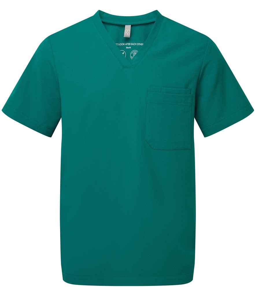 Onna Mens "Limitless" Scrub Tunic Scrubs Onna by Premier Clean Green S