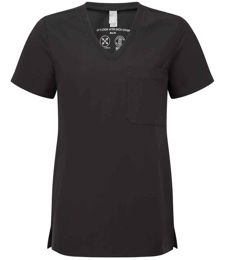 Onna Ladies "Limitless" Scrub Tunic Scrubs Onna by Premier Black XS