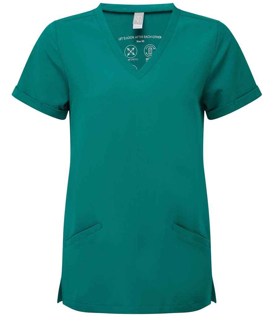 Onna Ladies "Invincible" Scrub Tunic Scrubs Onna by Premier Clean Green XS