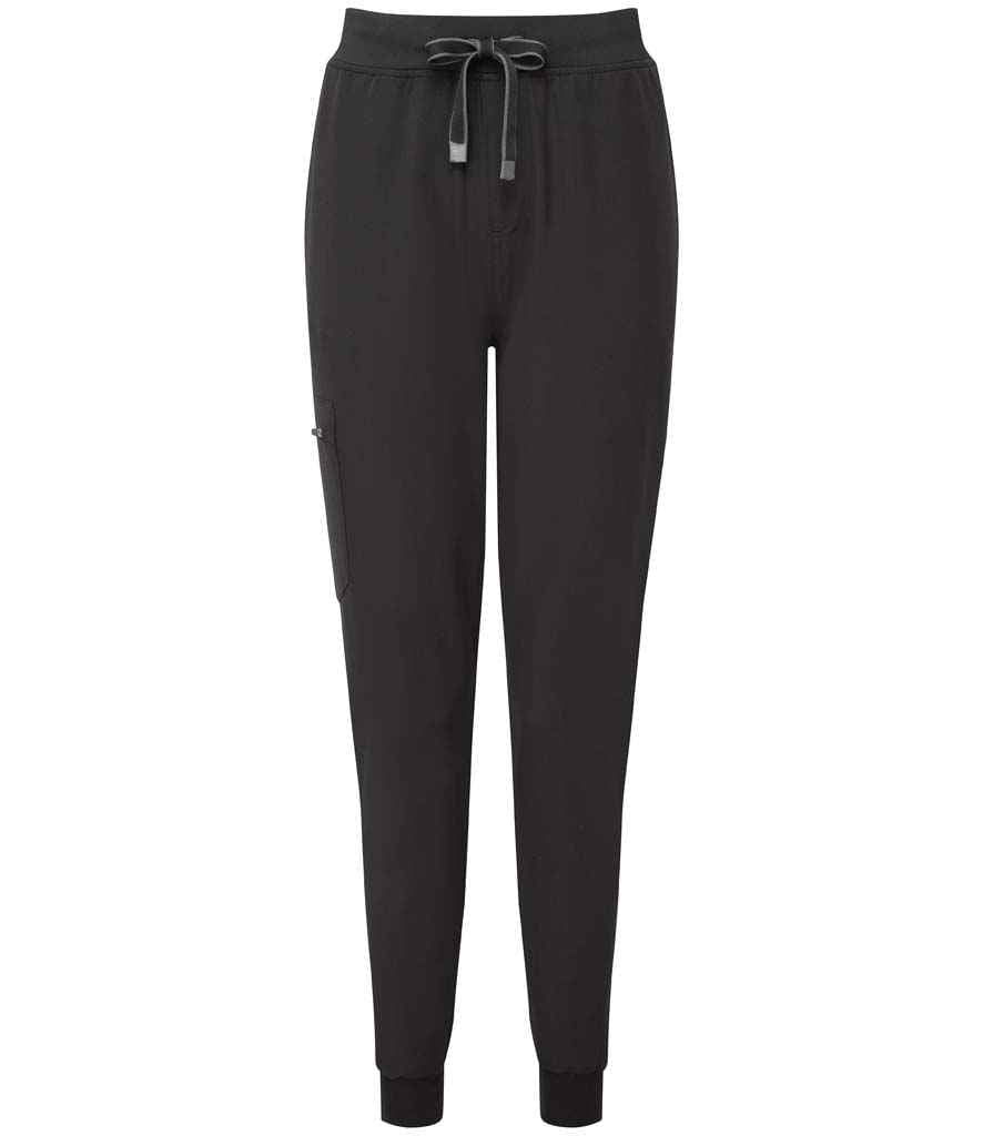 Onna Ladies "Energized" Jogger Scrub Trousers Scrubs Onna by Premier Black XS