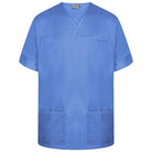 Hospital Blue Behrens NSTP Unisex Smart Scrub Tunic Unisex Scrub Top Behrens