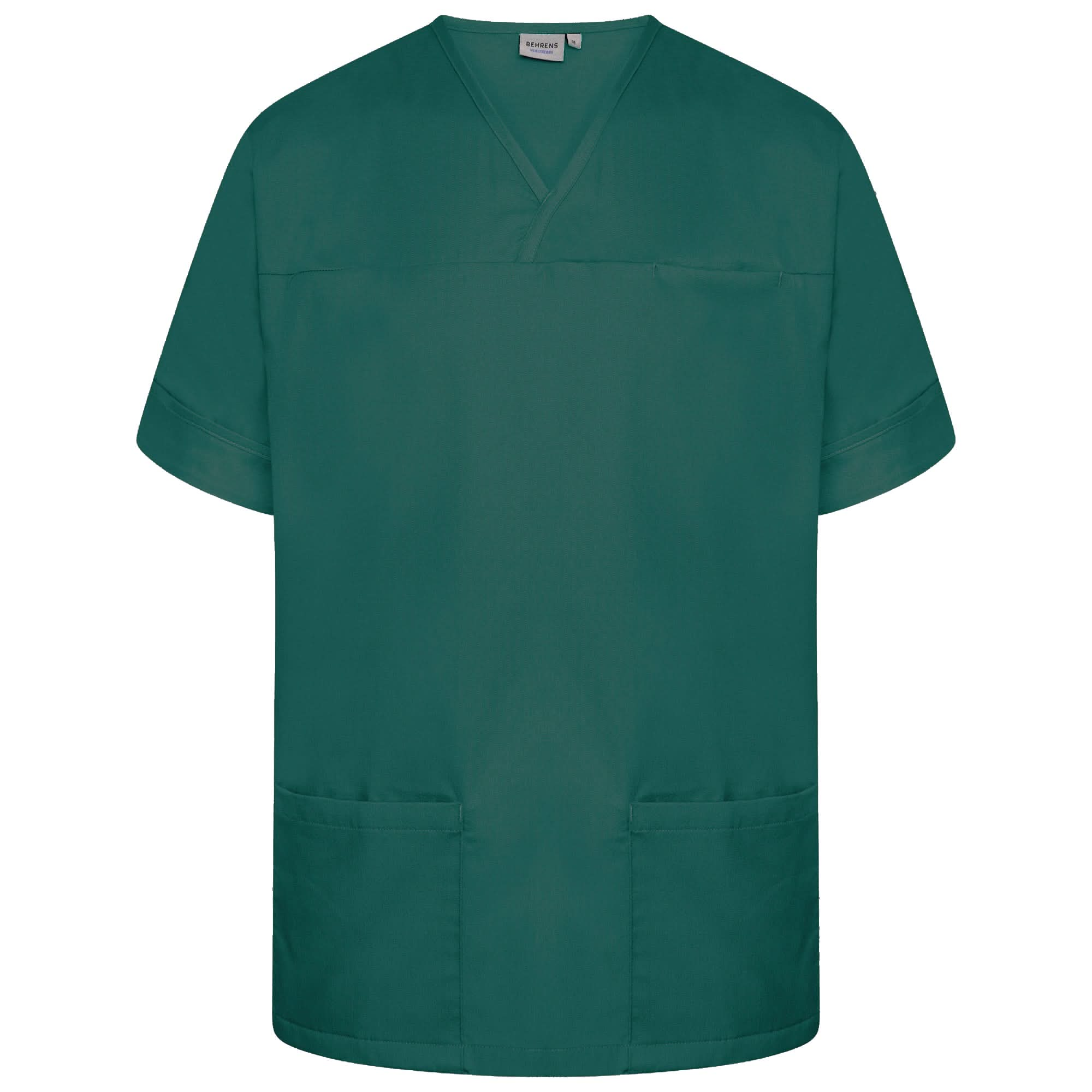 Bottle Green Behrens NSTP Unisex Smart Scrub Tunic Unisex Scrub Top Behrens