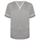 NSTT - Unisex Contrast Trim Smart Scrub Tunic (Colours) - The Staff Uniform Company