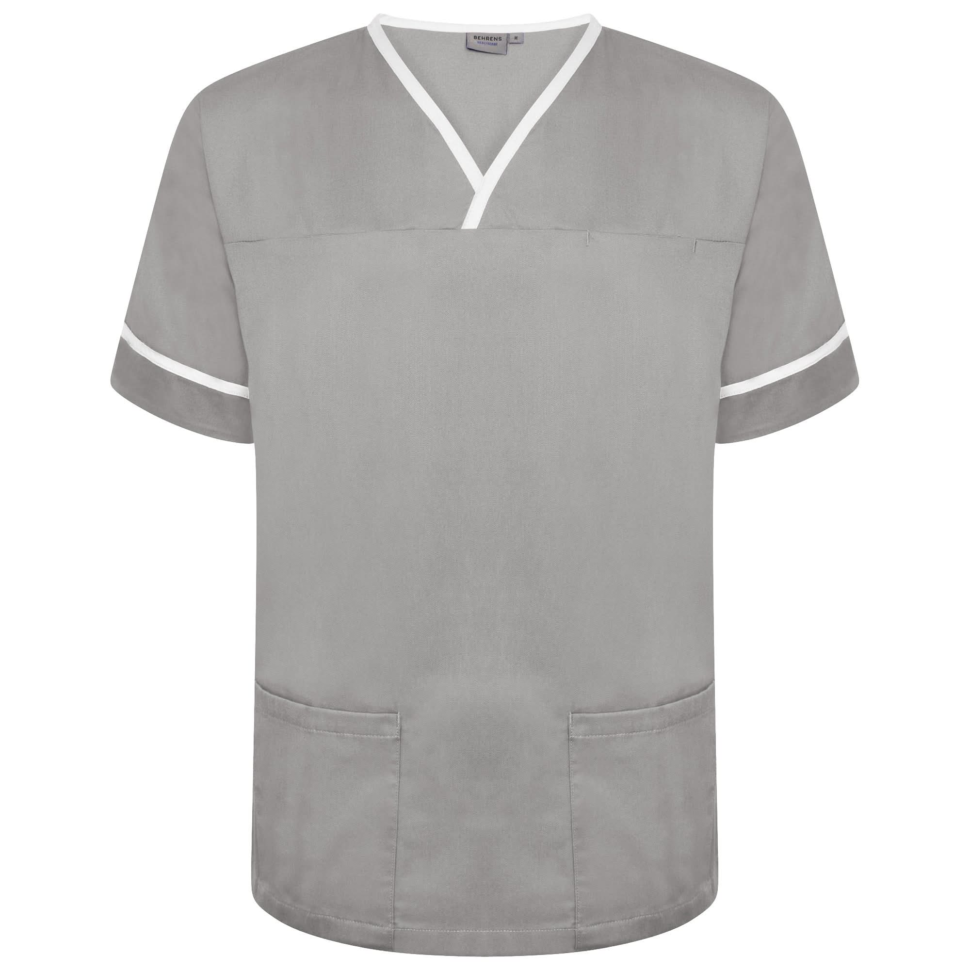 NSTT - Unisex Contrast Trim Smart Scrub Tunic (Colours) - The Staff Uniform Company