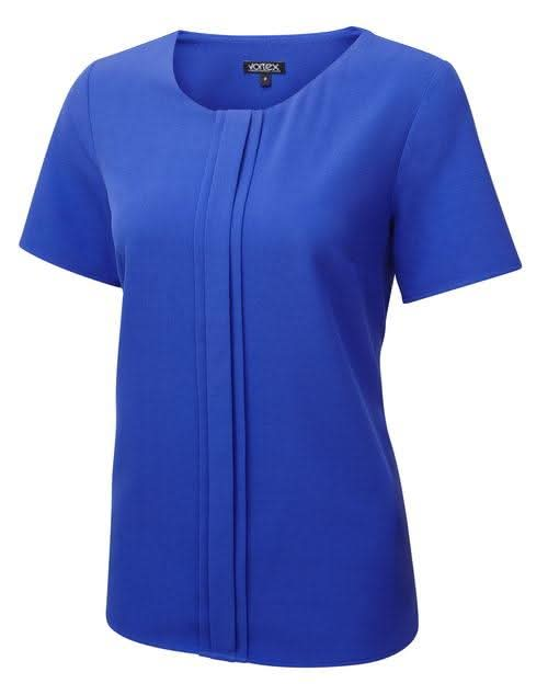 Poppy Ladies Round Neck Blouse Blouses Vortex Designs