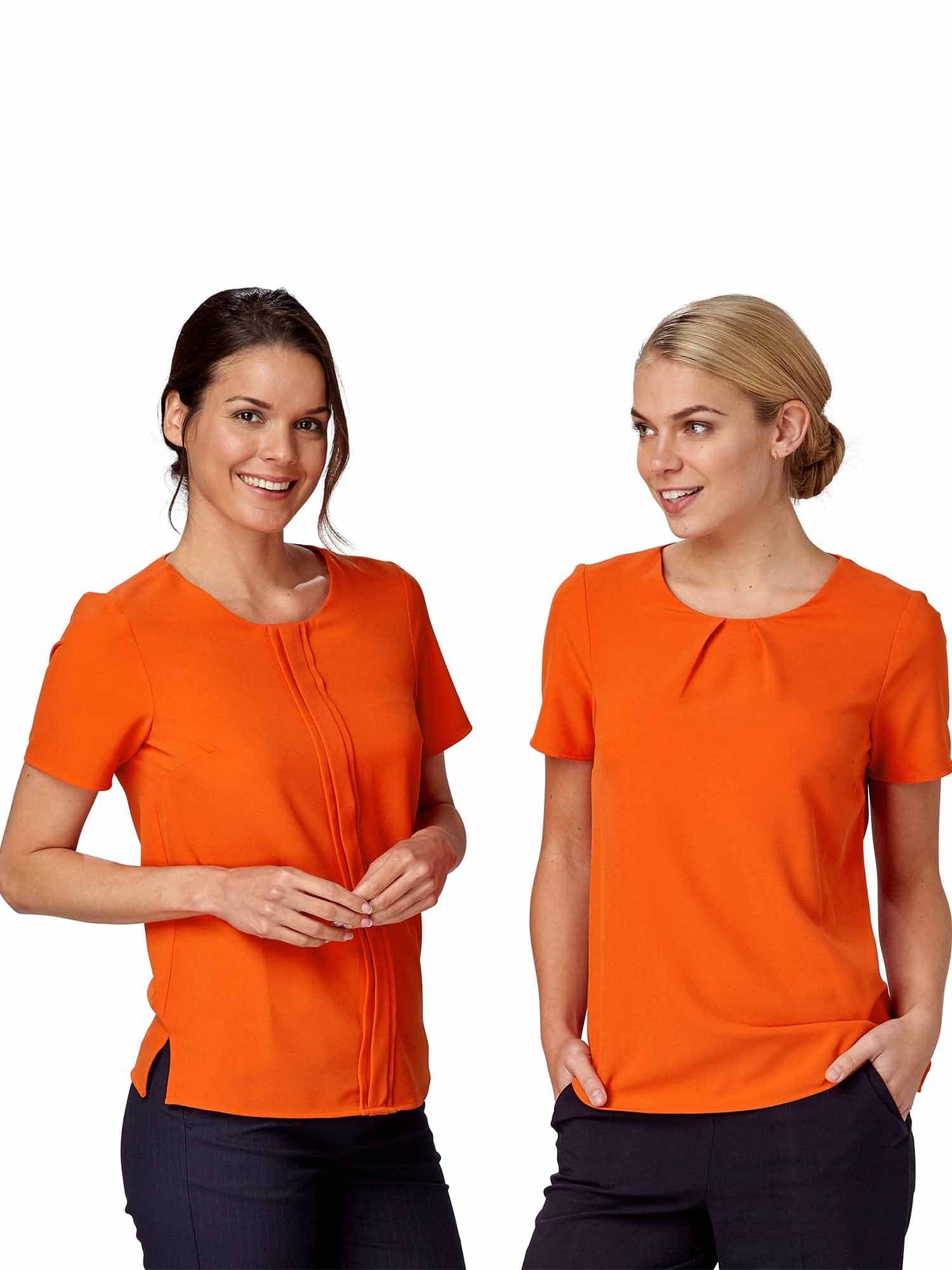 Poppy Ladies Round Neck Blouse Blouses Vortex Designs