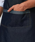 PR127: Contrast Denim Bib Apron Aprons Premier