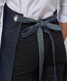 PR127: Contrast Denim Bib Apron Aprons Premier