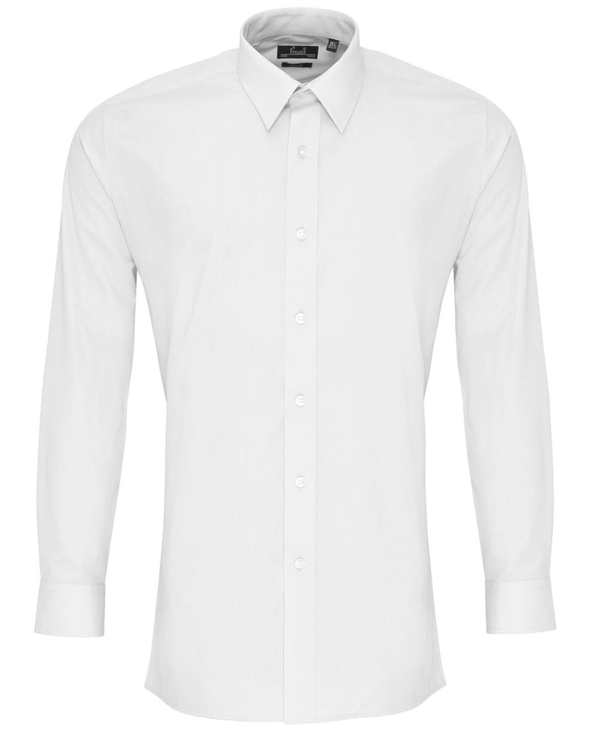 PR204 - Fitted Long Sleeve Shirt - The Staff Uniform Company