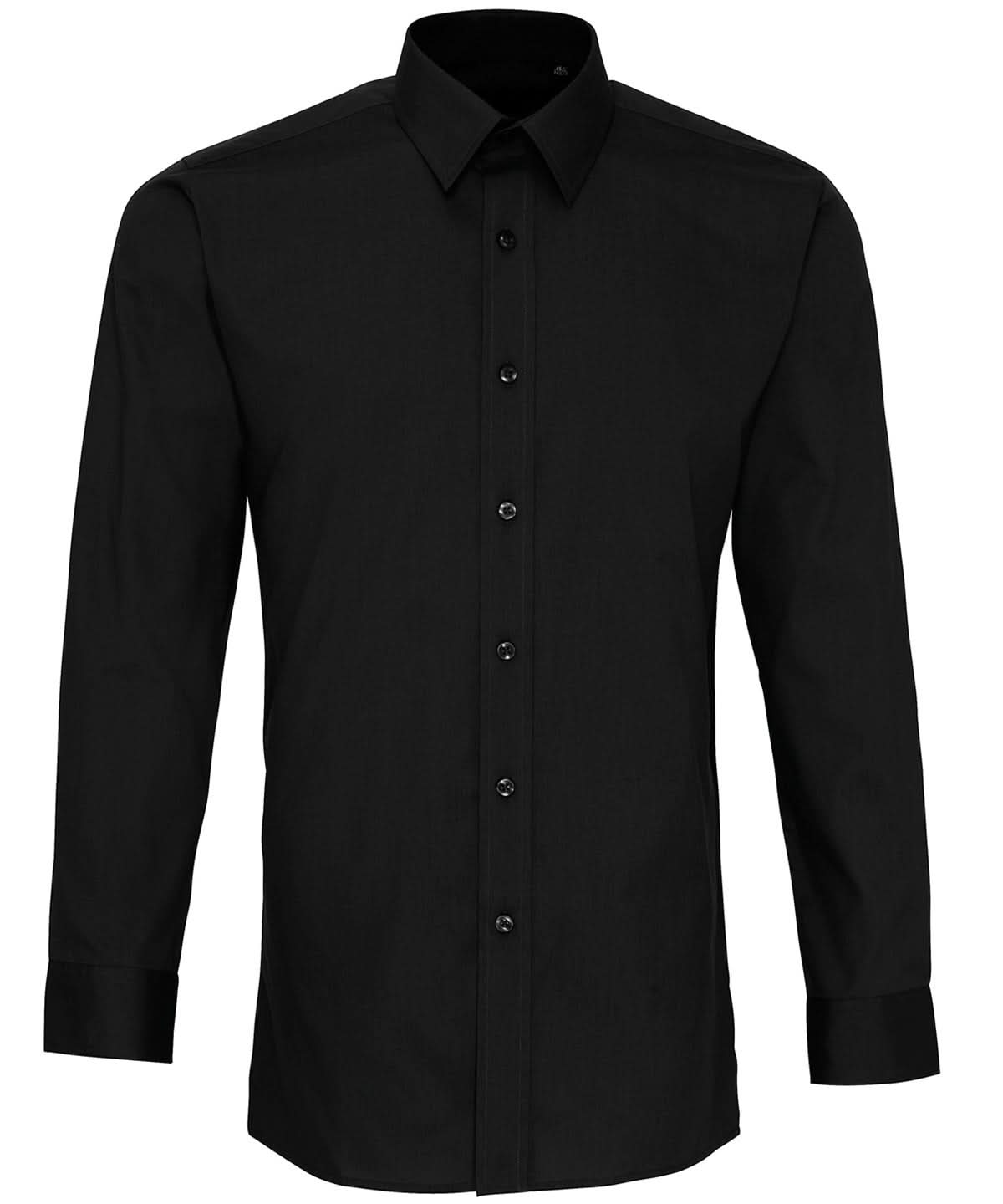 PR204 - Fitted Long Sleeve Shirt - The Staff Uniform Company