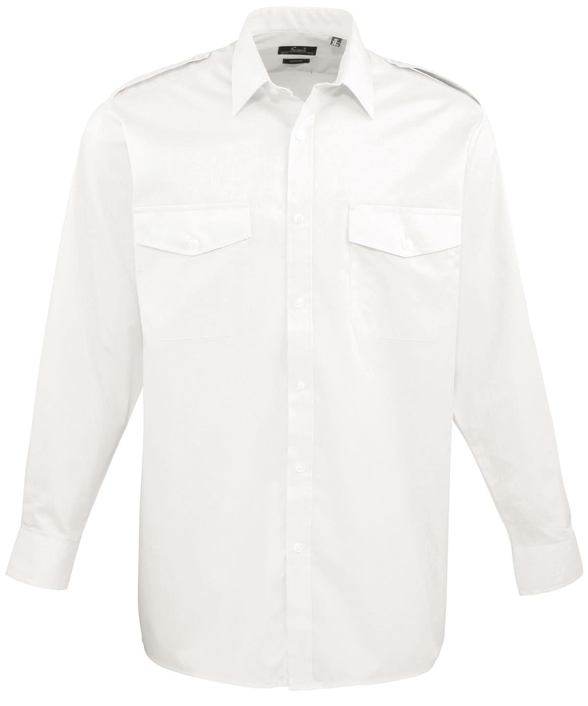 PR210 - Long Sleeve Pilot Shirt - The Staff Uniform Company