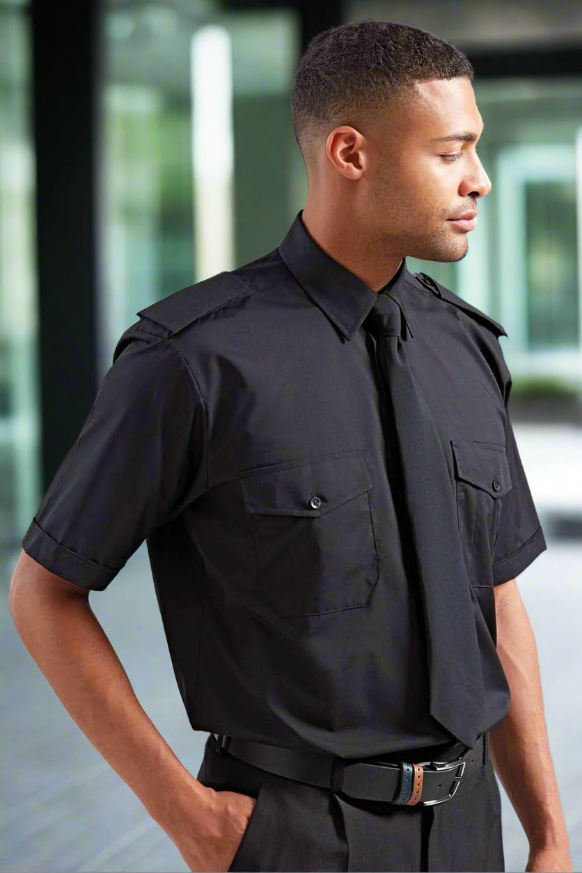 PR212 - Short Sleeve Pilot Shirt - The Staff Uniform Company