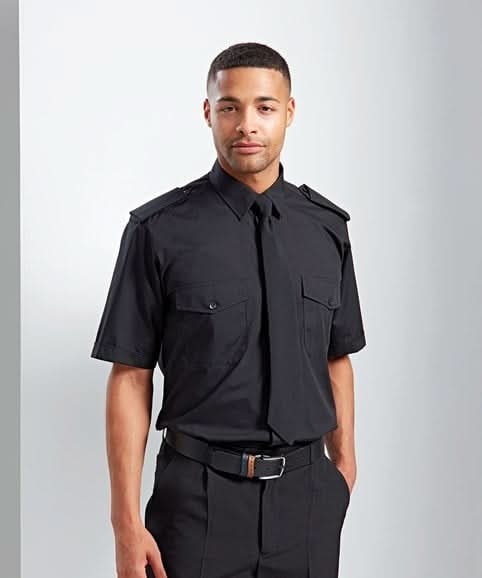 PR212 - Short Sleeve Pilot Shirt - The Staff Uniform Company