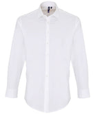 PR244 - Stretch Fit Long Sleeve Cotton Poplin Shirt - The Staff Uniform Company