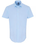 PR246 - Stretch Fit Short Sleeve Cotton Poplin Shirt - The Staff Uniform Company