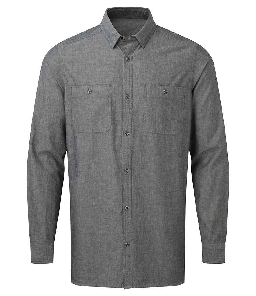 PR247 - Fairtrade Organic Chambray Shirt - The Staff Uniform Company