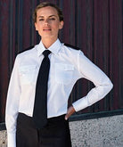 PR310: Ladies Long Sleeve Pilot Shirt Womens Long Sleeve Shirts Premier