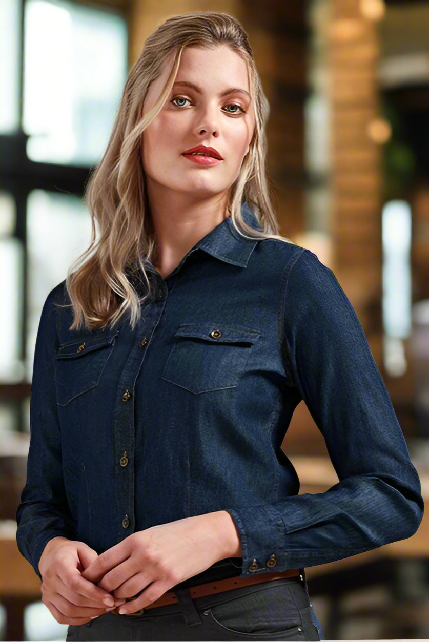 PR322 - Ladies Jean Stitch Shirt