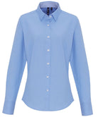 PR338 - Womens Cotton - Rich Oxford Stripe Shirt - The Staff Uniform Company