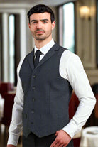 PR652: Mens Herringbone Waistcoat Mens Hospitality Waistcoats Premier