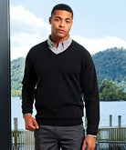 PR694 - Mens V - Neck Knitted Sweater - The Staff Uniform Company