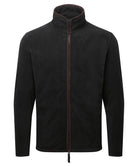 PR823: Artisan Fleece Jacket Mens Fleeces Premier Black/Brown S