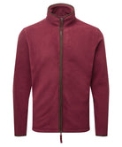 PR823: Artisan Fleece Jacket Mens Fleeces Premier Burgundy/Brown S