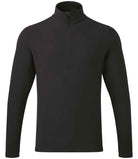 PR831: Unisex 1/4 Zip Microfleece Mens Fleeces Premier Black XS