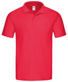 SS029: Original Polo Mens Polos Fruit of the Loom Red S