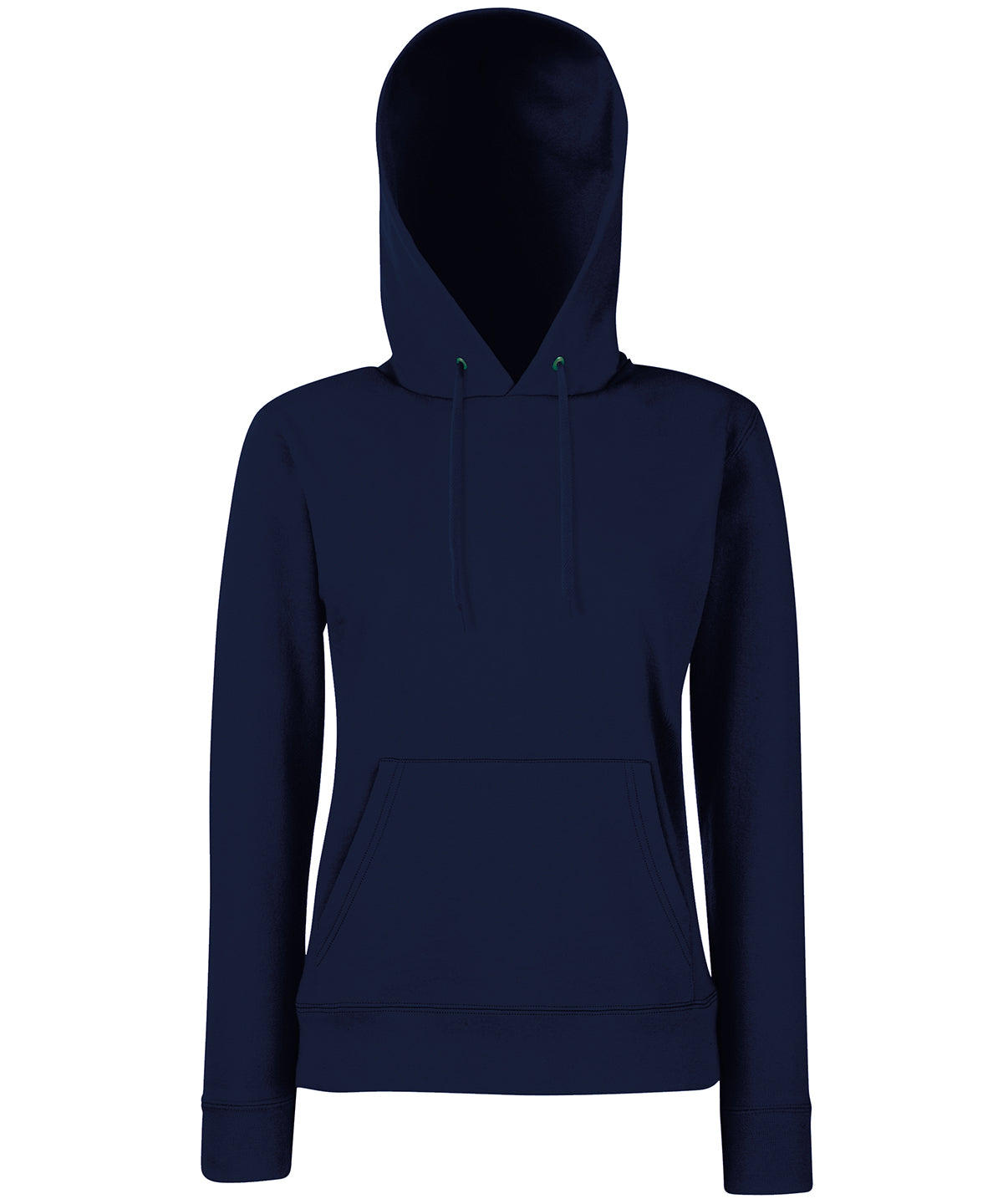 SS038: Womens Classic 80/20 Hoodie Womens Hoodies Fruit of the Loom Deep Navy XS