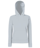 SS038: Womens Classic 80/20 Hoodie Womens Hoodies Fruit of the Loom Heather Grey XS