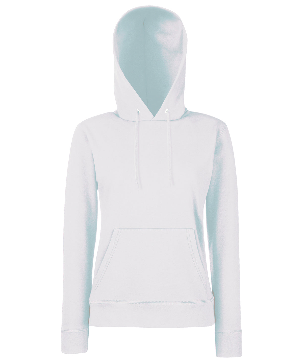 SS038: Womens Classic 80/20 Hoodie Womens Hoodies Fruit of the Loom White XS