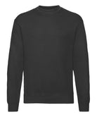 SS200: Classic 80/20 Sweatshirt Mens Sweatshirts Fruit of the Loom Black S