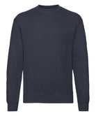 SS200: Classic 80/20 Sweatshirt Mens Sweatshirts Fruit of the Loom Deep Navy S