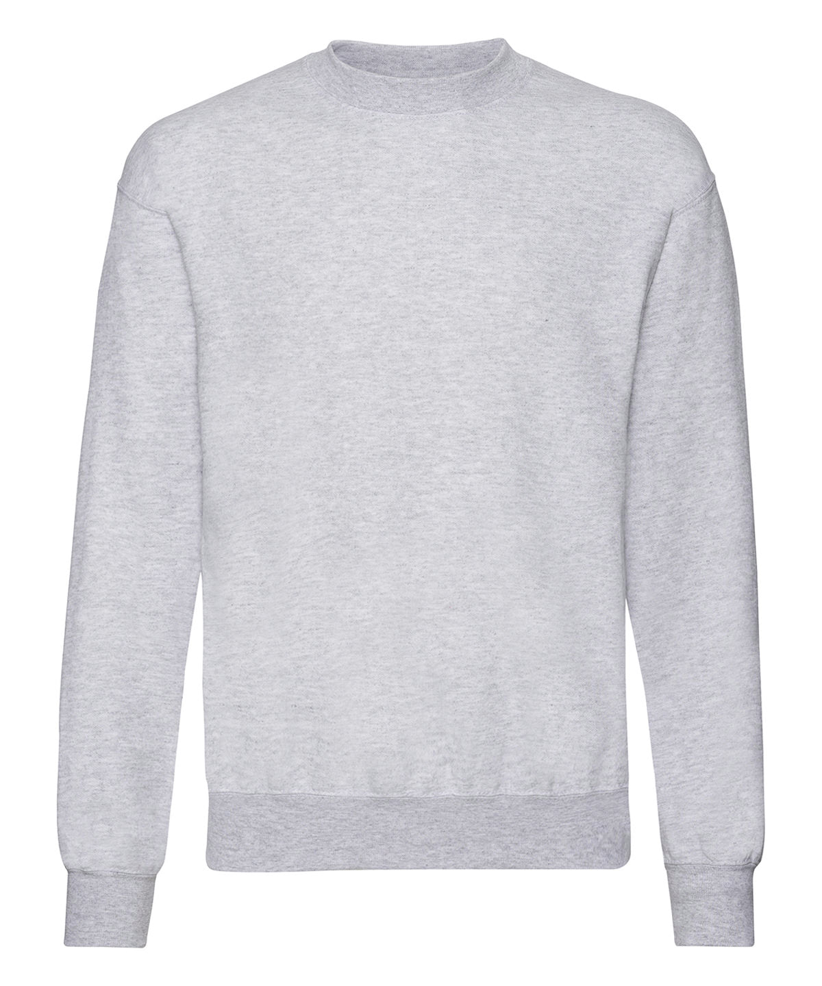 SS200: Classic 80/20 Sweatshirt Mens Sweatshirts Fruit of the Loom Heather Grey S