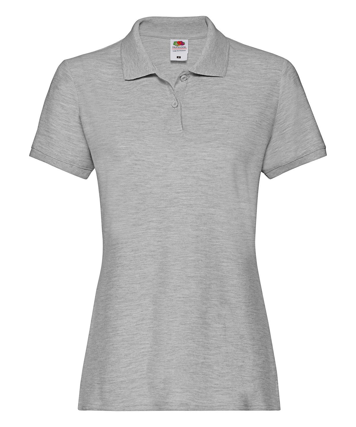 SS505: Ladies Premium Polo Shirt Womens Polos Fruit of the Loom Athletic Heather XS