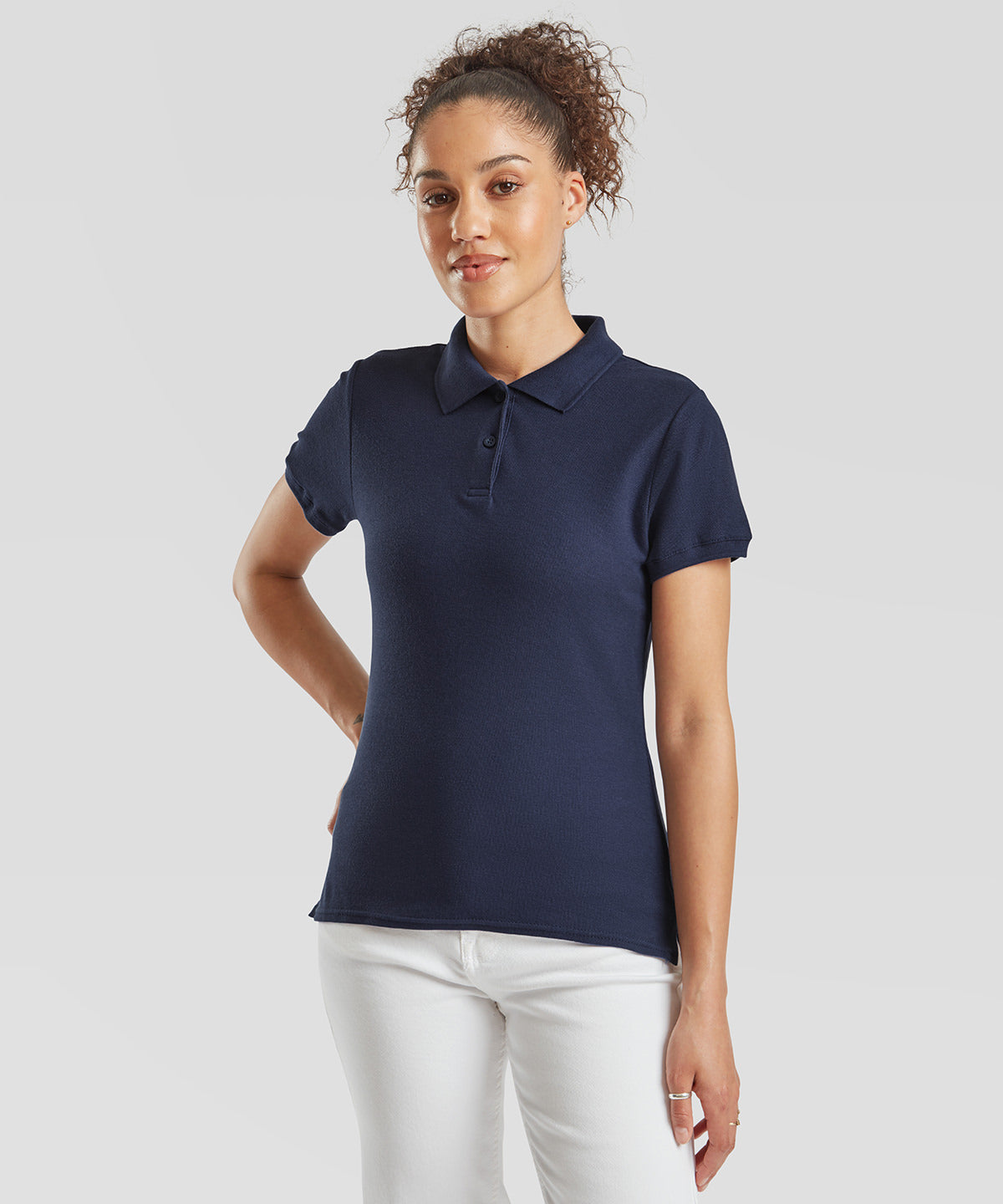 SS505: Ladies Premium Polo Shirt Womens Polos Fruit of the Loom