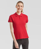 SS505: Ladies Premium Polo Shirt Womens Polos Fruit of the Loom