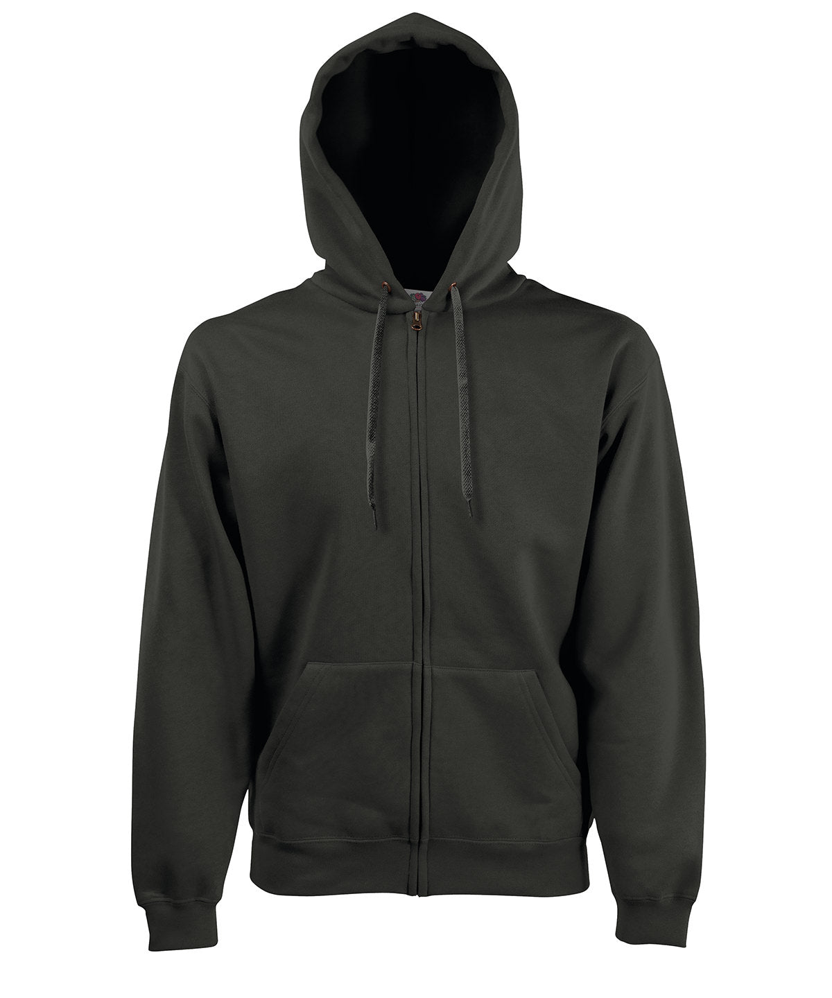 SS822: Premium 70/30 Hooded Sweatshirt Jacket Mens Hoodies Fruit of the Loom Charcoal S