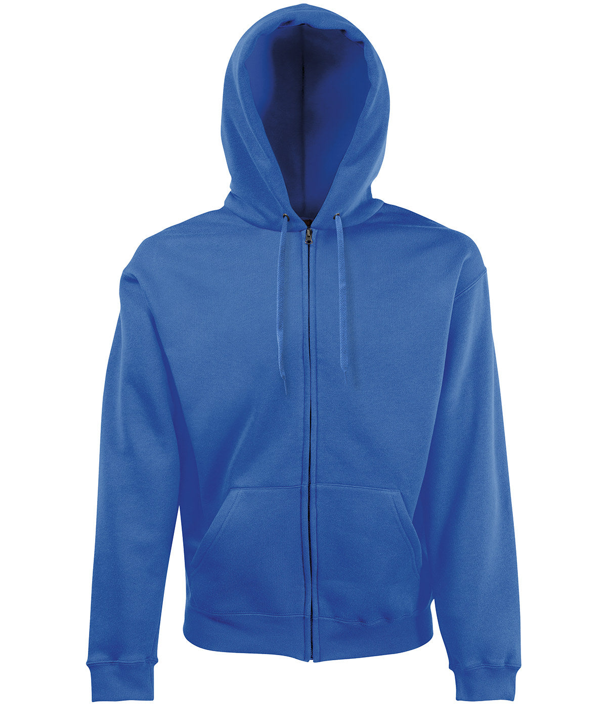 SS822: Premium 70/30 Hooded Sweatshirt Jacket Mens Hoodies Fruit of the Loom Royal Blue S