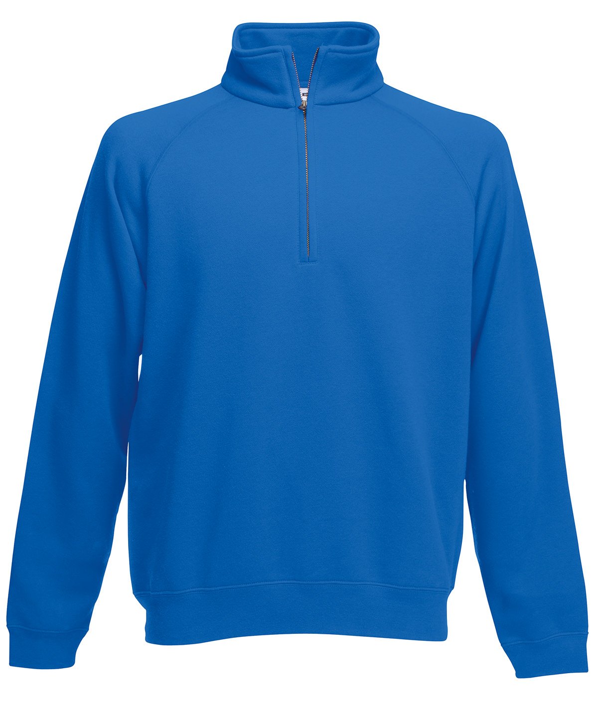 SS830: Premium 70/30 Zip Neck Sweatshirt Mens Sweatshirts Fruit of the Loom Royal S