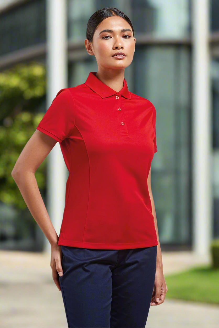 PR616: Ladies Pique Polo Shirt Womens Polos Premier