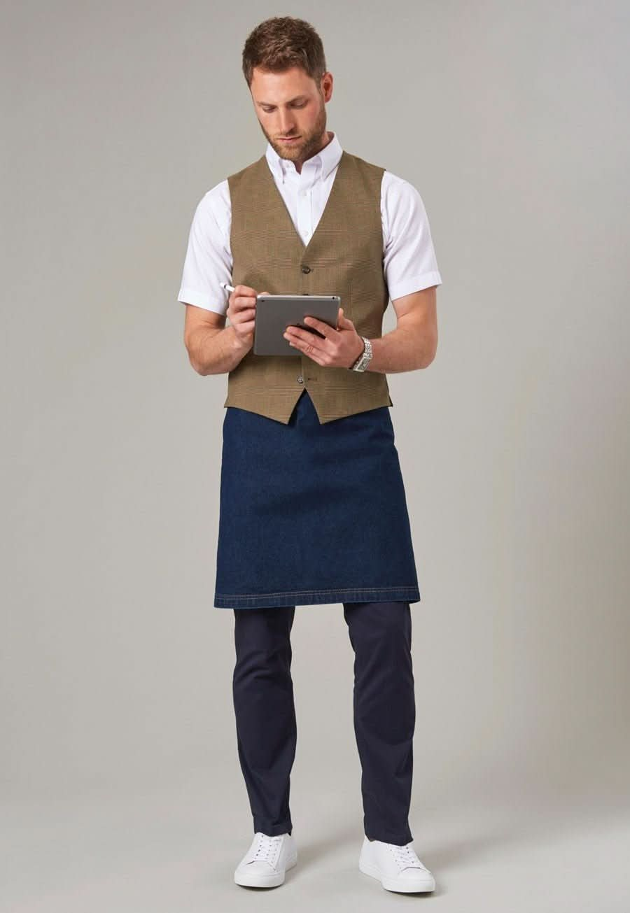 1726 - Emilio Check Waistcoat - The Staff Uniform Company