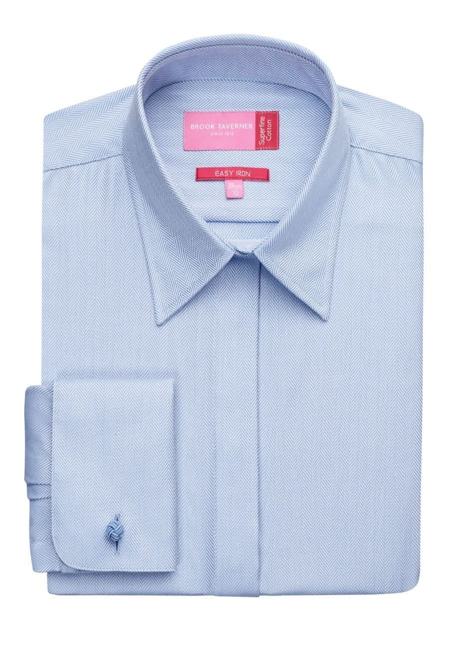 2247 - Villeta Herringbone Shirt - The Staff Uniform Company