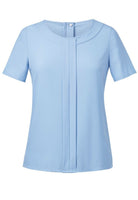 2280 - Verona Plain Crepe de Chine Blouse - The Staff Uniform Company