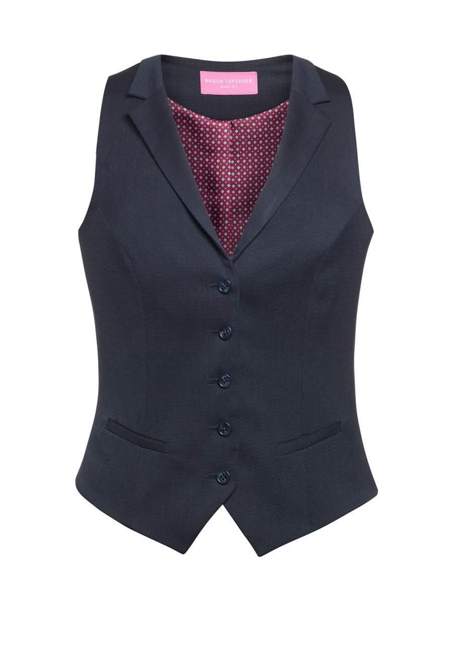 2293 - Larissa Ladies Waistcoat - The Staff Uniform Company